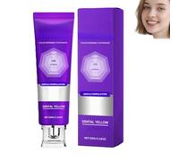 Purple Color-Correcting Foam Whitening Toothpaste for Deep Stain Removal, Enamel-Safe for Coffee & Tobacco Stains, Sensitive Teeth Brightening & Non-Peroxide Whitening for Adults (1)