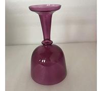 Purple color Crystal Singing chalice 1 Pcs in Perfect Musical Note B,Crown Chakra Standard 440HZ or 432HZ for sound therapy with 1 pcs suede mallet