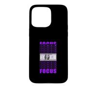 Purple Color Focus On Your Money Purple Graphic Case for iPhone 15 Pro Max