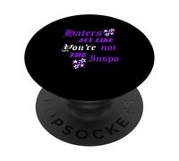 Purple Color Haters Act Like They Don't Know Purple Graphic PopSockets Adhesive PopGrip