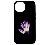 Purple Color Locked-In Purple Graphic Case for iPhone 15