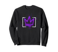 Purple Color Royalty Purple Graphic Sweatshirt