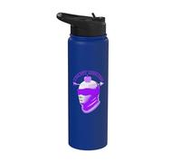Purple Color Trust Issues-v2 Purple Graphic Stainless Steel Insulated Water Bottle