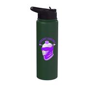 Purple Color Trust Issues-v2 Purple Graphic Stainless Steel Insulated Water Bottle