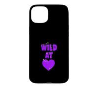 Purple Color Wild Purple Graphic Case for iPhone 15 Plus