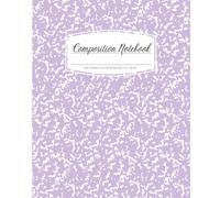 Purple Composition Notebook College Ruled Pastel Light Lavender Clean Preppy Aesthetic School Supplies Journal Writing: For Girls, Women, Teens, Kids 100 Pages 7.5 x 9.25"