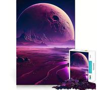 Purple Cosmos Jigsaw Puzzles for Adults 1000 Piece Mind Puzzle Slow Enjoy Image Assembly Perfect Present (50x75cm)