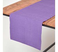 (Purple) Cotton Plain Table Runner