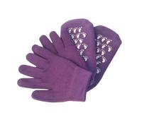 Purple Cotton Spa Gel Gloves and Socks Set for Hands and Feet