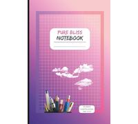 Purple Cover Pure Bliss Notebook: Graph Journal (6 x 9”, 110 Pages) - Elegant Grid Notebook with Inspirational Cover Design from the Bliss Collection, Perfect for School, Work, and Everyday Notes.
