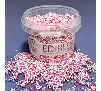Purple Cupcakes 100's and 1000's (Non Pareils) - VALENTINE'S MIX - Cake and Cupcake Sprinkles for Birthdays, Weddings and all occassions