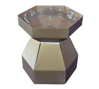 Purple Cupcakes Cupcake Bouquet Box - Gold Boxes - Including an invisiTray - and Also a Matching Metallic Gold Quick Pull Bow (Pack of 5)