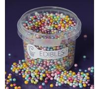 Purple Cupcakes Pearls - SHIMMER MULTI COLOUR - Cake and Cupcake Sprinkles for Birthdays, Weddings and all occassions