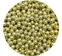 Purple Cupcakes Sprinkles Milk Chocolate Filled Balls 10mm - METALLIC SHINY GOLD - Cake and Cupcake Sprinkles for Birthdays, Weddings and all occassions