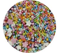 Purple Cupcakes Sprinkles Mix - RAINBOW - Cake and Cupcake Sprinkles for Birthdays, Weddings and all occassions