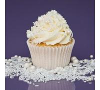 Purple Cupcakes Sprinkles Mix - Shimmer SNOWFALL Mix (V) - Cake and Cupcake Sprinkles for Birthdays, Weddings and all occassions