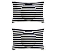 Purple Cushion Covers 16x24in Outdoor Cushions Waterproof Linen Double Sided Printing Rectangle Cushion Covers Line Invisible Zipper,Set of 2 Decorative Garden Pillows covers for Patio Bench M-787