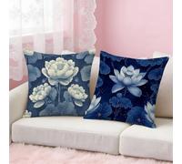 Purple Cushion Covers 70x90cm Set of 2, Rectangle Pillow Cases 70x90 A-7628