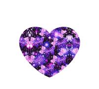 Purple Cute Butterfly Print Printing 10 Pcs Air Freshener Cards,Car Scented Hanging Sheets Air Freshener Set For Car Decoration