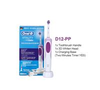 (Purple D12-PP) Oral B Electric Toothbrush VITALITY Braun D12 D12S