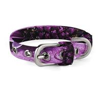 Purple Daisy Dog Collar, Soft Comfortable Pet Collar for Small & Medium Dogs, Adjustable Durable Cat Collars for Puppies