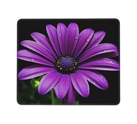 Purple Daisy Mouse Pad Waterproof Gaming Mousepad for Office Computer Mousepads for Desk Pad with Non-Slip Rubber Base Washable Cloth Mouse Mat 7.9 x 9.5 in