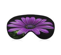 Purple Daisy Sleep Mask Eye Mask for Sleeping Breathable Blackout Sleeping Masks with Adjustable Strap Soft Eye Cover Comfortable Blindfold Eyeshade for Night Sleeping Travel Nap