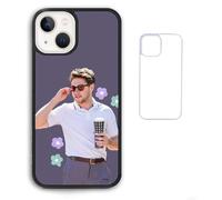 Purple Daisy Y2K Aesthetic Harry Niall Styles Horan One 1D Direction Custom Compatible With iPhone 6 7 8 SE 2020 X XR XS 11 12 13 14 15 16 16E Pro Max Plus Mini Bumper Case Custom Personalised Name