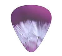 Purple dandel Printed Guitar Picks Personalized Guitar Plectrums 12 Pcs For Acoustic Guitar Electric Guitar And Bass Bulk Guitar Pick One Size