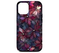 Purple Dark Floral Aesthetic Victorian Gothic Case for iPhone 12/12 Pro