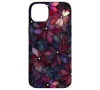Purple Dark Floral Aesthetic Victorian Gothic Case for iPhone 14 Plus