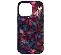 Purple Dark Floral Aesthetic Victorian Gothic Case for iPhone 14 Pro Max