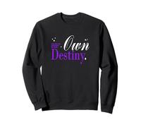Purple Destiny's Architect Purple Graphic Sweatshirt