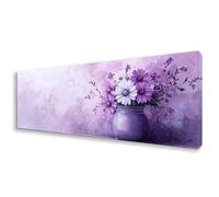 Purple Diamond Art Kits Adults Large Diamond Painting Kits for Beginners, 5D Flower Crystal Art Painting, DIY Full Drill Crystal Embroidery Cross Stitch for Home Decor 20x60cm/7.8x23.6 inch W0-956
