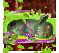Purple Dinosaur Barney's World Hey Friends 4 Figure Pack - Baby Bop, Billy and David figures