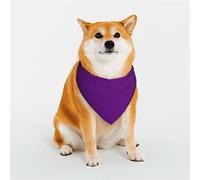 Purple Dog Bandanas,Triangle Reversible Pet Scarf for Boy and Girl,Bandana for Small Medium Large and Extra Large Dogs Large