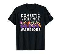 PURPLE DOMESTIC VIOLENCE AWARENESS ABUSE WARRIOR MONTH T-Shirt