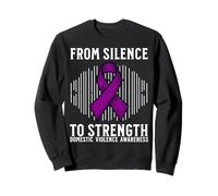 Purple Domestic Violence Awareness Survivor Gifts Items Sweatshirt