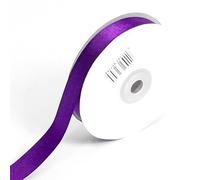 Purple Double Faced Satin Ribbon 10mm width (3/8") - 50 Meters (full reel) crafts gift wrap floristry
