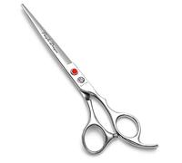 Purple Dragon 4“/5"/5.5"/6"/6.5"/7"/7.5"/8"/9"/10" Sharp Edge Salon Hair Cutting Shears - Pet/Dog Grooming Scissors with Bag - Perfect for Barber or Pet Groomer (7 inch)