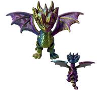Purple Dragon Eggs 3D Printed Fidget Dragon Eggs for Adults Surprise Gifts for Children Colleagues Birthday Halloween Christmas Easter Party Gifts