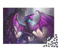 Purple Dragon Fantasy 1000 Piece Extra-thick Cardboard Jigsaw Puzzle Family Lovers Brain Training Wall Decoration Value Pack 52x38cm/1000pcs