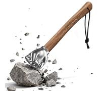 Purple Dragon Fist Hammer Tool - 2 Lbs Iron Fist-Shaped Hammer, Hand Hammers with Wooden Handle, Multi-Purpose Tool for DIY Crafting, Outdoor Camping, Home/Office Decor, Gifts for Men