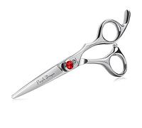 Purple Dragon Hairdressing Scissors 5.0 inch Silver Barber Hair Cutting Scissors/Shears - Perfect for Professional Hairstylist, Hairdresser