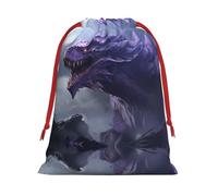 Purple Dragon M Patterned Gift Bags - Add a touch of formality to weddings, Christmas, birthdays, and anniversaries - (S - L)