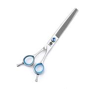 Purple Dragon Touch Pet Blenders Shears, 7.0" 50-Tooth(Blue)