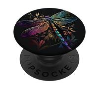 purple dragonfly || cute dragonfly blue || dragonfly PopSockets Swappable PopGrip