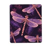 Purple Dragonfly Mouse Pad – Gaming Computer Keyboard Mat, Desk Gaming Mouse Pads, Laptop Pad Desk, Premium Keyboard Pad.Easy To Slide, Portable.