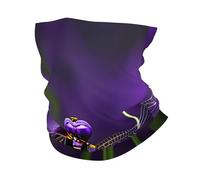 purple dragonfly Multi-Functional Sports Neck Gaiter - Ice Cooling, Face Mask & More | Essential Summer Accessory