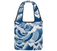 Purple Dragonfly Wildflowers Floral Herbs Antique Botanical Canvas Tote Bag for Women, Reusable Grocery Shopping Cloth Bag with Wide Handle